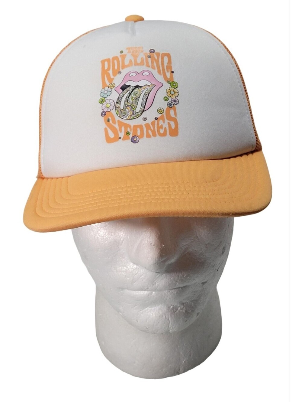 American Eagle Outfitters The Rolling Stones Mesh Back Snapback Trucker Baseball